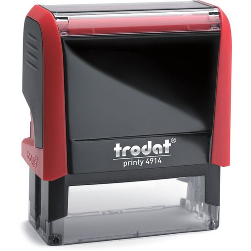 Оснастка для штампа автомат., оттиск 64*26 мм, пласт. корпус_красный, TRODAT Printy 4.0 Оснастка для штампа автомат., оттиск 64*26 мм, пласт. корпус_красный, TRODAT Printy 4.0