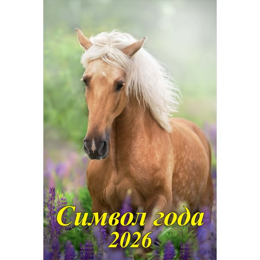 Календарь настенный перекидной 2026 г. Символ года: 340*490 мм, на гребне с ригелем