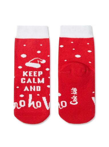 CONTE-KIDS Новогодние носки с махровой стопой «Ho-ho»