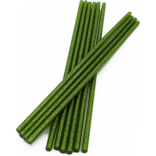 Стержень клеевой к термопистолету, Ø7 мм, длина 300 мм, зеленый, VIKEY