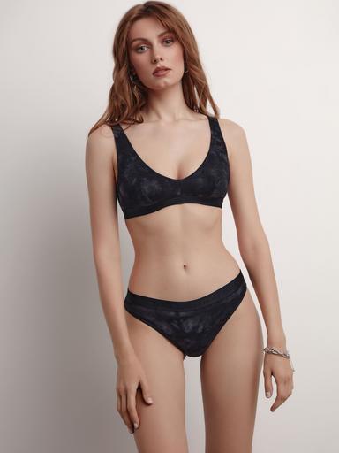 CONTE TIE DYE RIB LBR 2219 Трусы «бразилиана» со средней линией талии