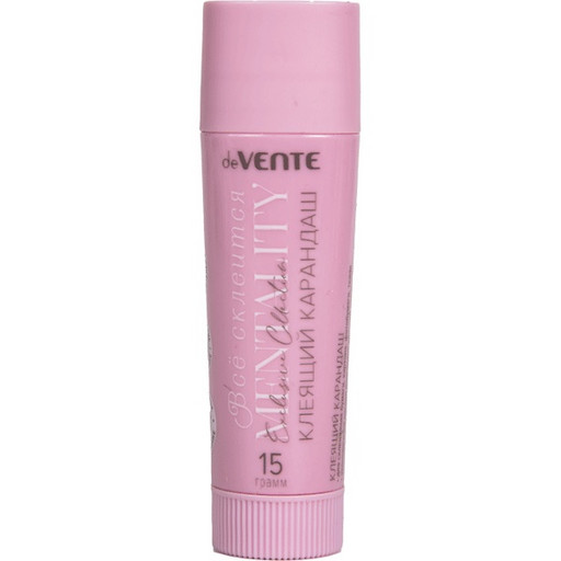Клей-карандаш 15 г deVENTE Mentality РОЗОВЫЙ, PVP
