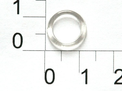 Кольцо пластик d=08мм 800Т прозрачный (упаковка 1000 штук)