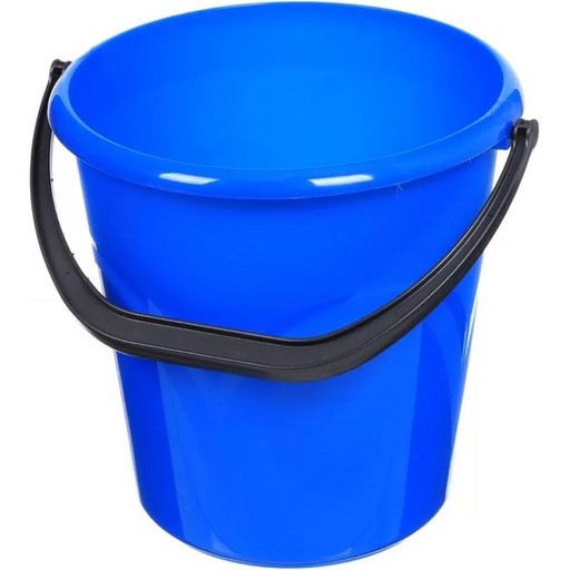 Ведро хозяйственное 8 л., без крышки, пластик, ассорти, Илан-пласт