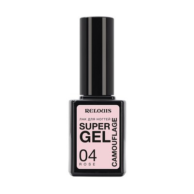 Лак для ногтей Super Gel Camouflage тон 04 rose