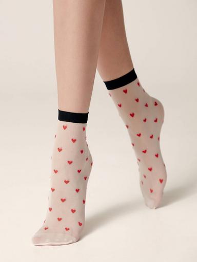 CONTE FANTASY Носки с рисунком «сердечки»