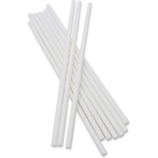 Стержень клеевой к термопистолету, Ø7 мм, длина 250 мм, белый, VIKEY