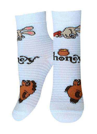 БРЕСТСКИЕ НОСКИ ДЕТСКИЕ 3053 СМФ "Винни Пух" (средней длины)15-16