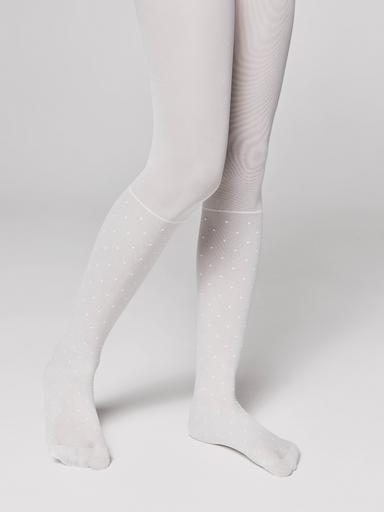 CONTE MILANA Колготки с имитацией гольфов в горошек128-134