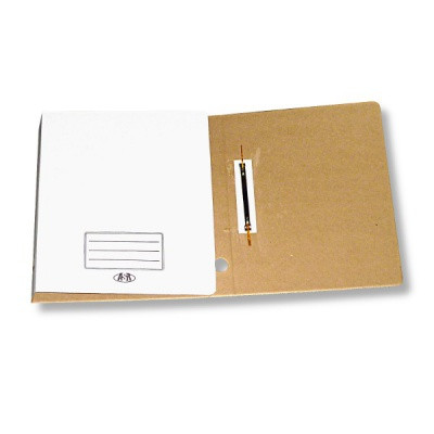 Папка-скоросшиватель Дело №, А4, микрогофрокартон, корешок 35 мм (+/- 350 л.), белая, ASR