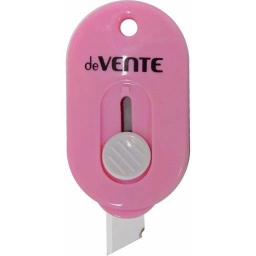 Нож канцелярский mini 9 мм deVENTE Pastel_розовый