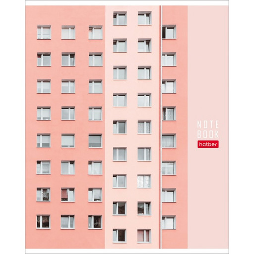 Тетрадь 96 л., клетка, 65 г/м², матовая лам., Hatber Окна_5 дизайнов