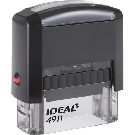 Штамп текстовый "ОПЛАЧЕНО", автомат., оттиск 38*14 мм, пласт. корпус_черный, IDEAL Штамп текстовый "ОПЛАЧЕНО", автомат., оттиск 38*14 мм, пласт. корпус_черный, IDEAL