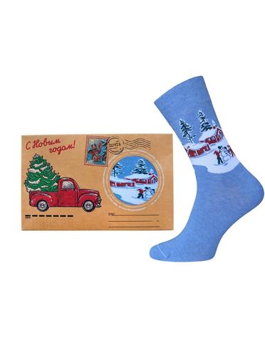 БРЕСТСКИЕ НОСКИ МУЖСКИЕ 2146Е NEW YEAR (в конверте)40-42