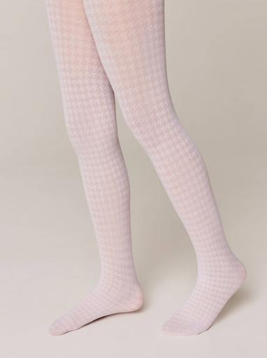 CONTE CHANEL Колготки с рисунком «гусиная лапка»116-122