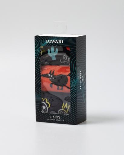 DIWARI Хлопковые носки HAPPY (3 пары)40-41