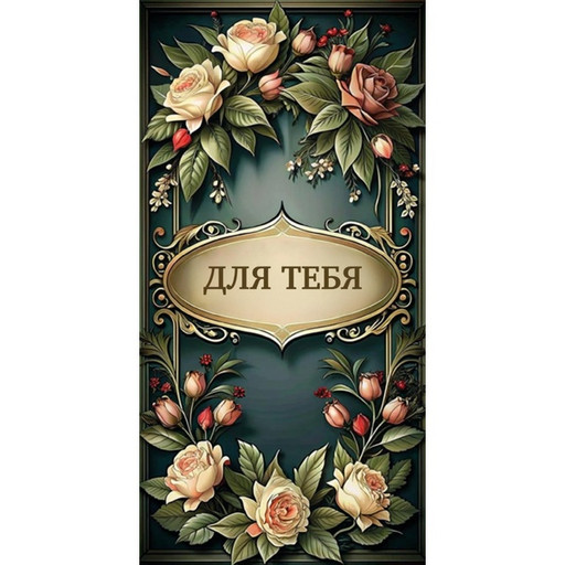 Конверт для денег Для тебя (элегантные цветы)