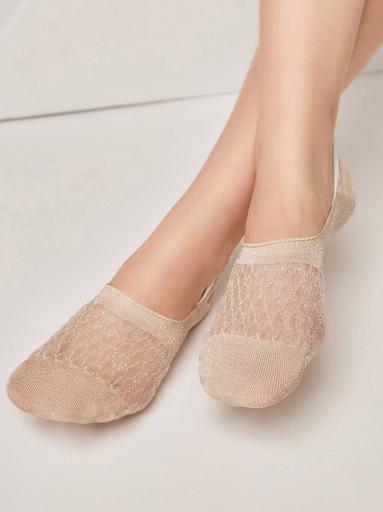 CONTE CLASSIC Подследники женские из вискозы с люрексом