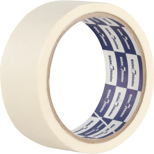 Лента клейкая малярная, 38 мм * 30 м, крепп 115 мкм, карт. втулка, Klebebander
