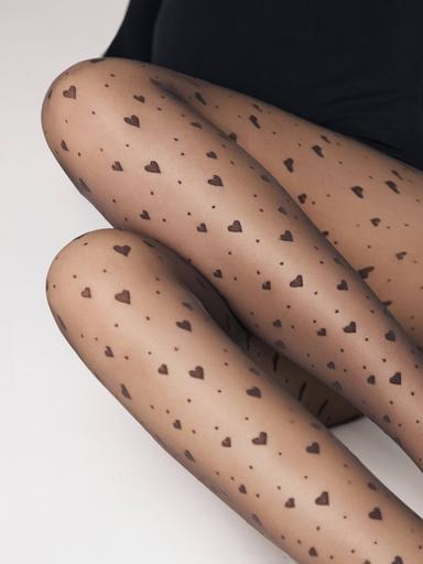 CONTE FEELING Колготки в сердечки и точки5