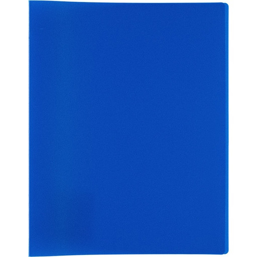 Папка на 4-х кольцах, А4, пластик 500 мкм, "песок", корешок 25 мм, Expert Complete Classic_синяя