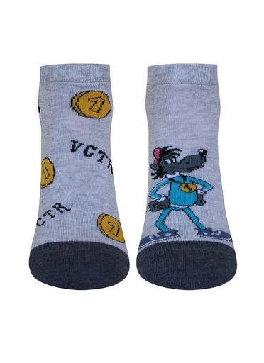 Брестские Носки мужские 2156 СМФ "Ну, погоди!" (укороченные)44-45