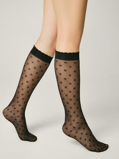 CONTE Гольфы с геометрическим рисунком VIOLA18