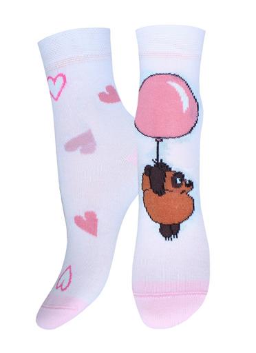 БРЕСТСКИЕ НОСКИ ДЕТСКИЕ 3053 СМФ "Винни Пух" (средней длины)19-20