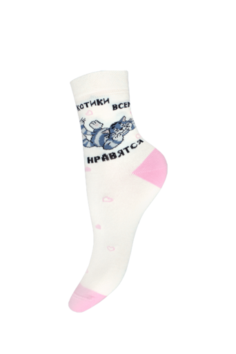БРЕСТСКИЕ НОСКИ ДЕТСКИЕ 3052 СМФ "Простоквашино" (средней длины)21-22