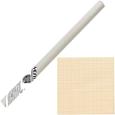 Бумага масштабно-координатная, 640 мм*10 м (рулон), 60 г/м², оранжевая, deVENTE