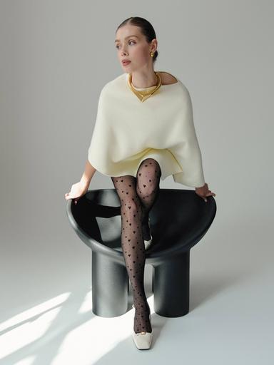 CONTE FEELING Колготки в сердечки и точки4