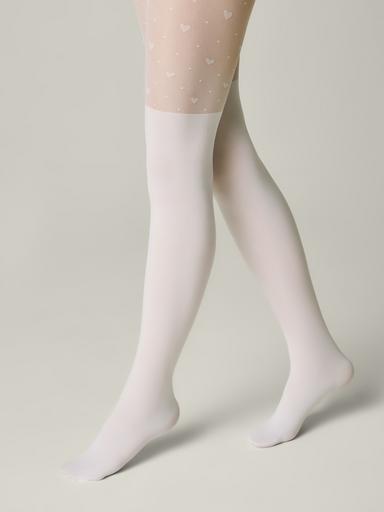 CONTE Колготки с сердечками и имитацией гольфинов SWEET LADY158-164 CONTE Колготки с сердечками и имитацией гольфинов SWEET LADY158-164