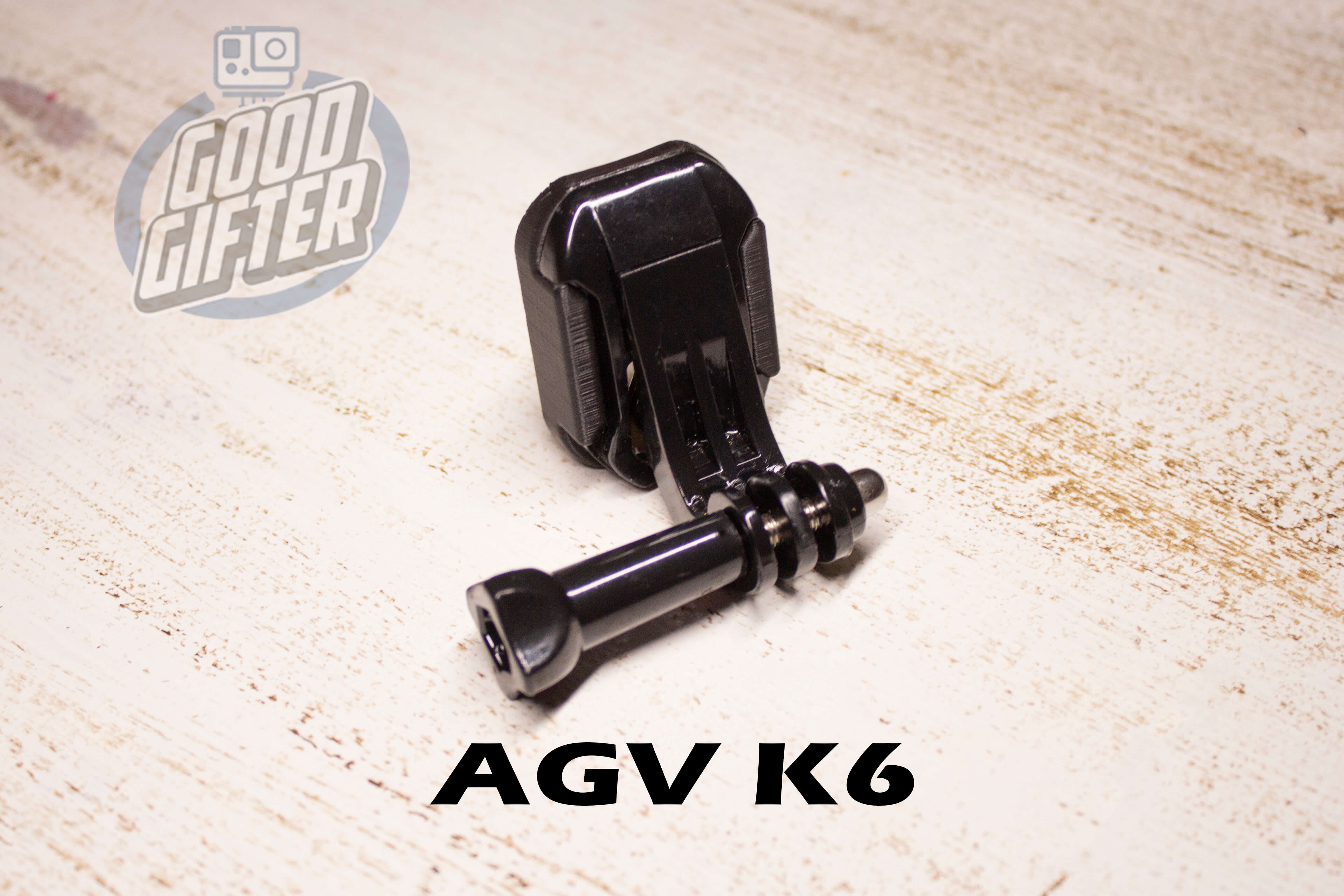 Крепление на подбородок мотошлема AGV K6 экшн-камер