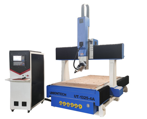 Фрезерно-гравировальный станок UT1325-4A с поворотным устройством