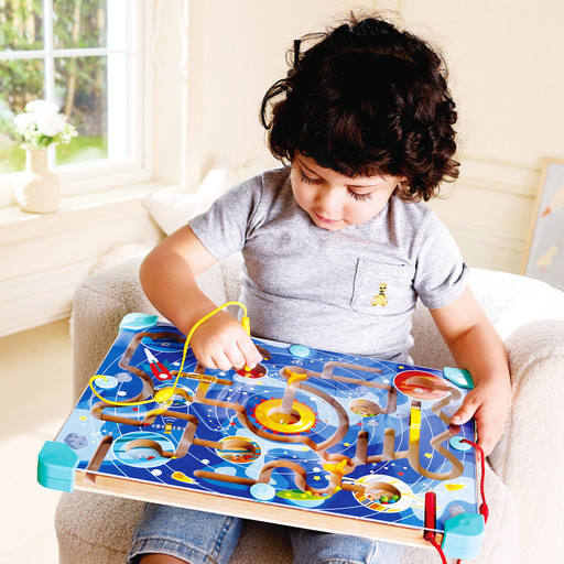 Головоломка "Умняша" 2в1, Космический Лабиринт и танграм (Основная)