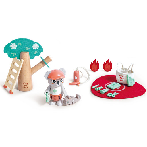 Серия "Играем в спасателей": Детский игровой набор "Пожарная команда" (Основная)