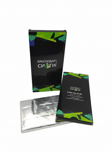 Шоколадная плитка 100 гр. коробка