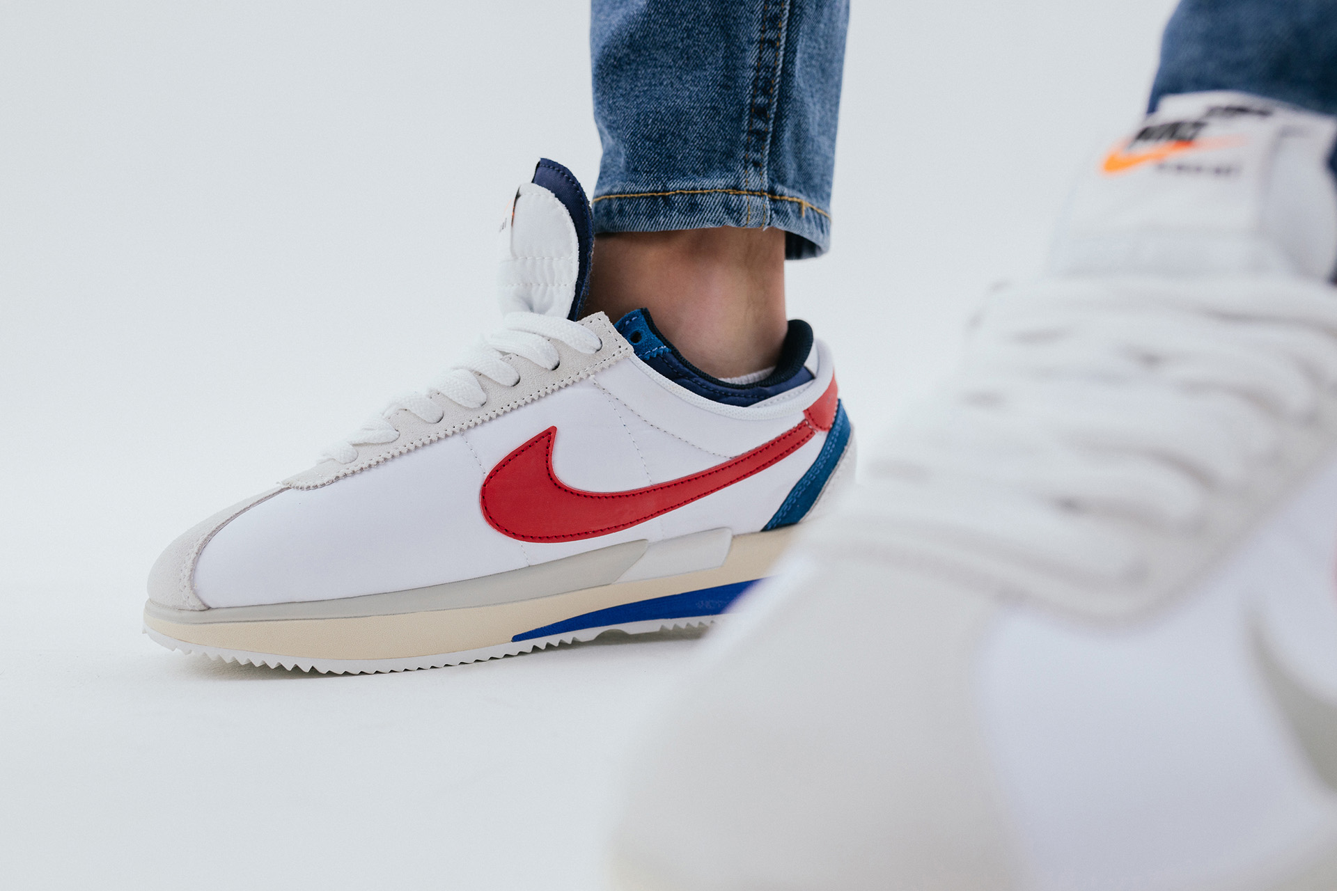 Кроссовки Sacai x Nike Cortez 4.0 (30918) 