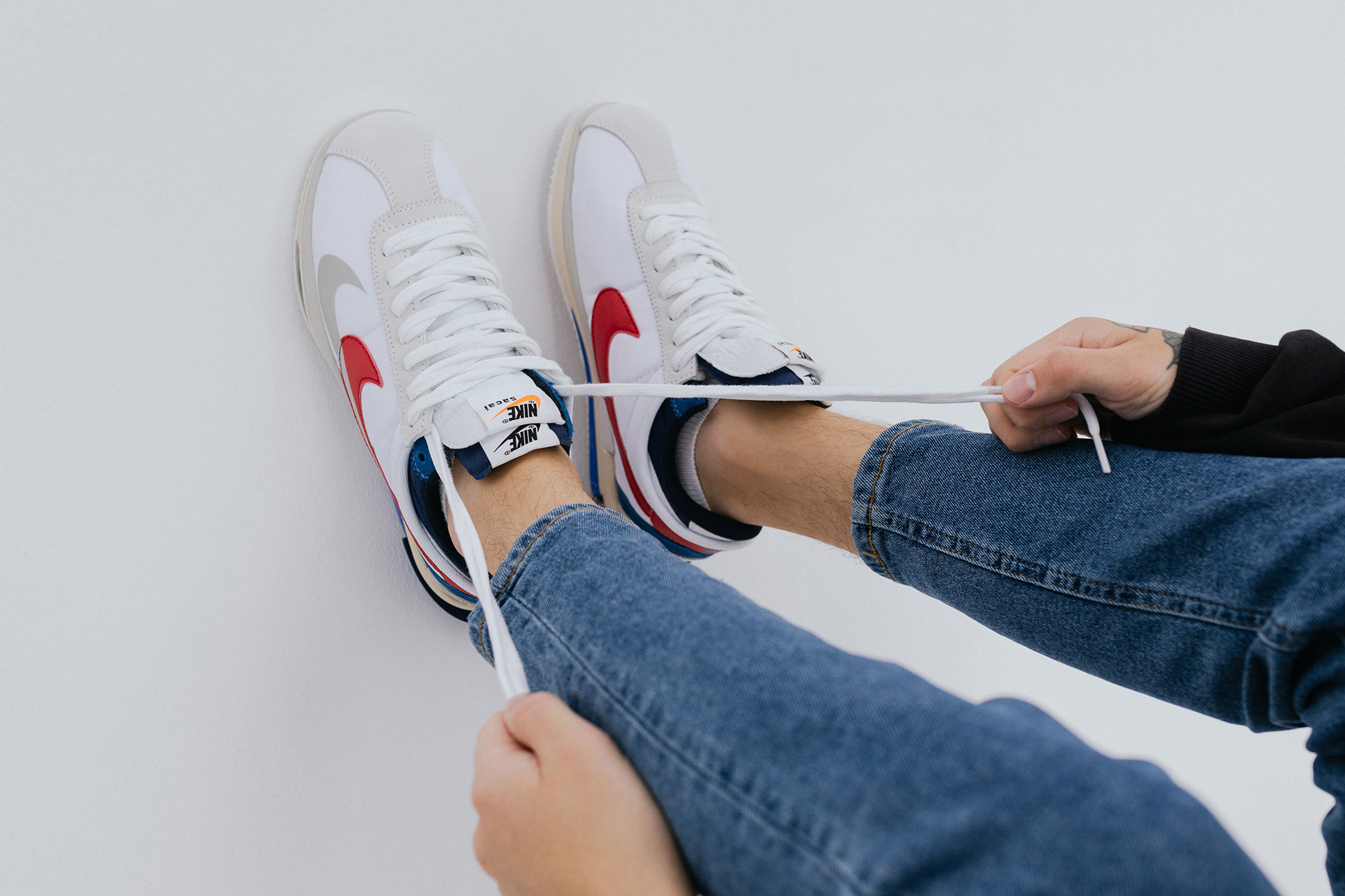 Кроссовки Sacai x Nike Cortez 4.0 (30918) 