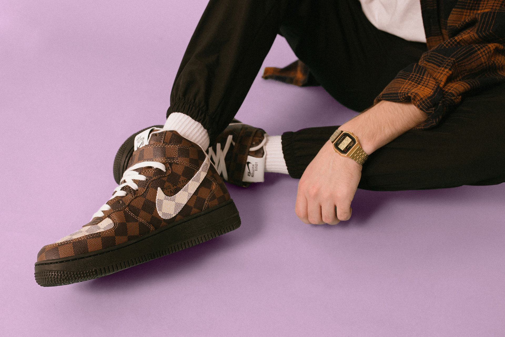 Louis Vuitton x Nike Air Force 1 (33521)