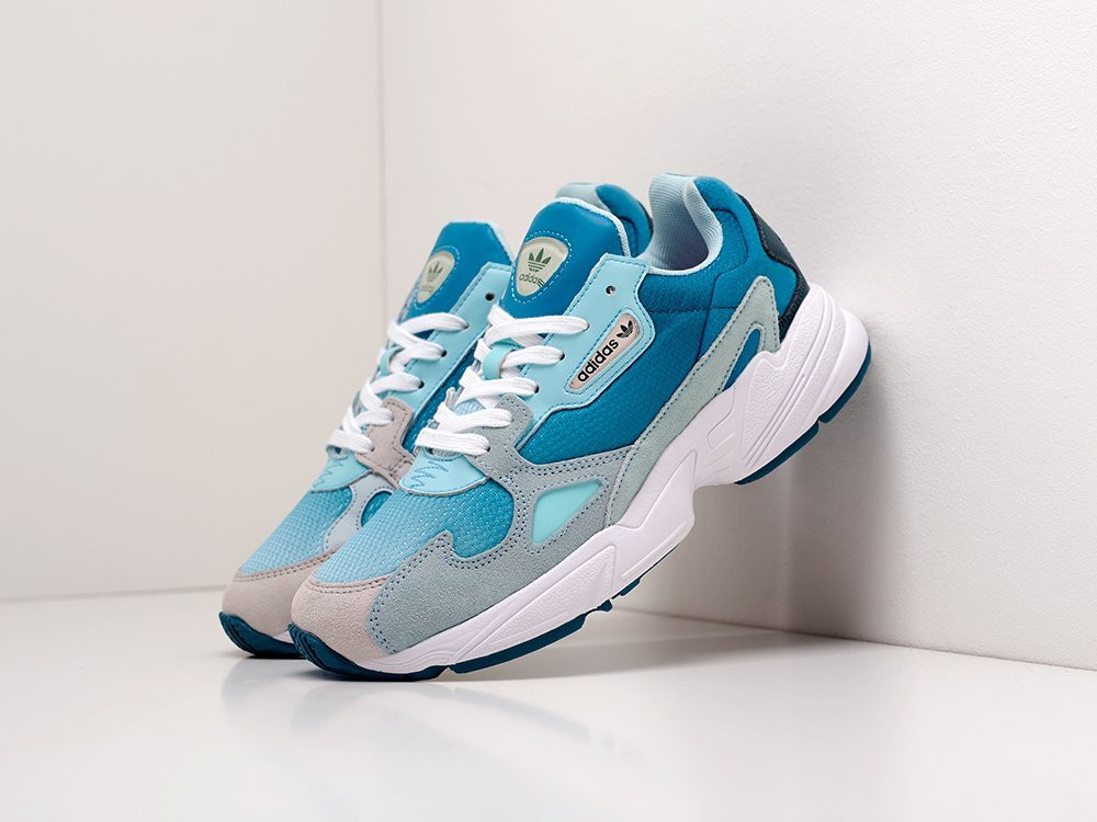 Adidas falcon blue white online