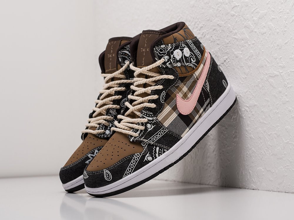 Nike air jordan 1 travis clearance scott