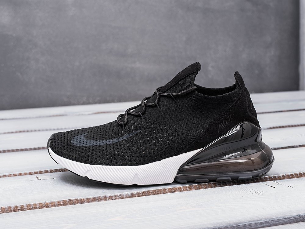 Nike air max 270 cheap flyknit black