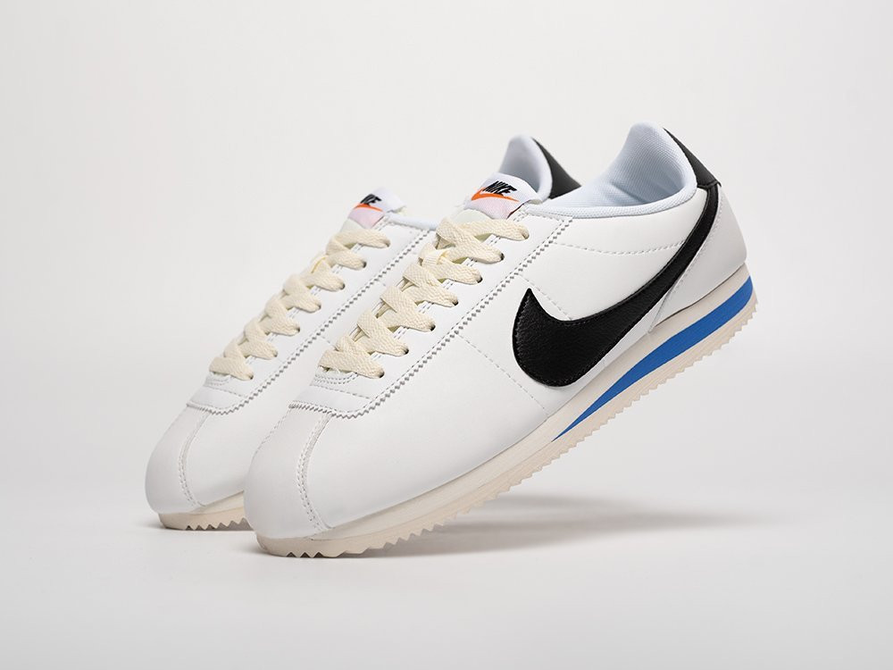 Nike cortez black blue on sale