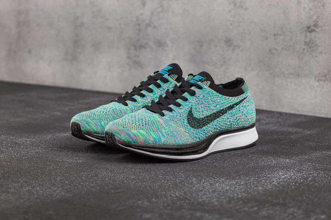 Nike flyknit racer teal on sale