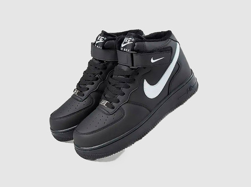 Зимние Кроссовки Nike Air Force 1 Mid (46095)