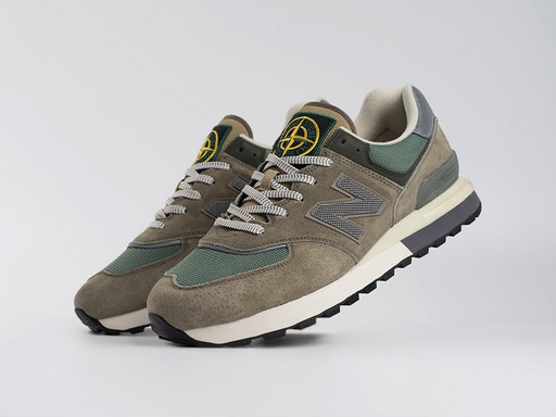 Кроссовки Stone Island x New Balance 574 (44302)