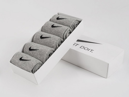 Носки средние Nike - 5 пар (45920)