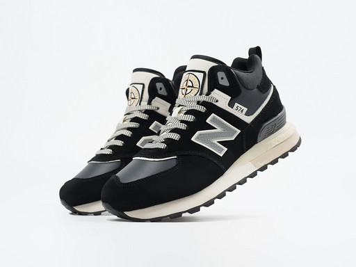 Зимние Кроссовки Stone Island x New Balance 574 Mid (43940)