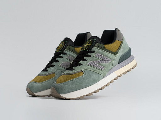 Кроссовки Stone Island x New Balance 574 (43979)